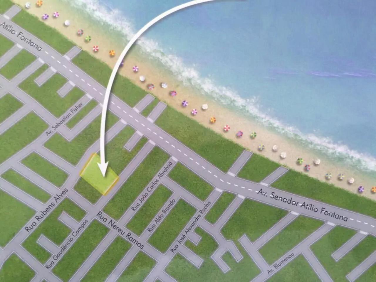 Lindo Apartamento 3 Dorm A 100M Da Praia De Pereque Порто Бело Екстериор снимка